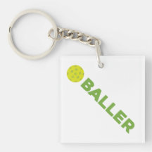 (Knipa) Baller Pickleball Keychain