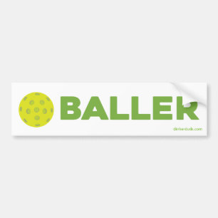 (Knipa) den Baller Pickleball bildekalet Bildekal