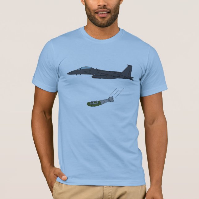 Knipa för F-15E JDAM T Shirt (Framsida)