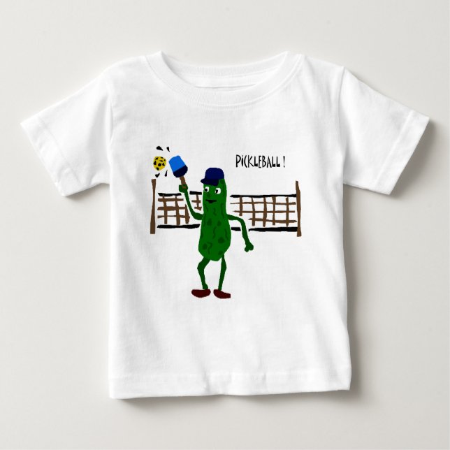 Knipa som leker Pickleball urinnevånarekonst T Shirt (Framsida)