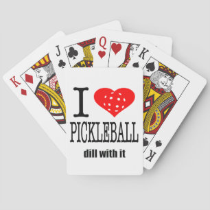 Knipabollgåva mig hjärtaPickleball Dill med den Casinokort