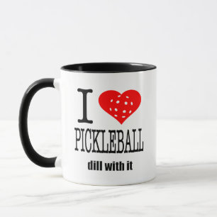 Knipabollgåva mig hjärtaPickleball Dill med den Mugg