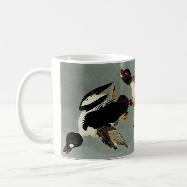 Knipen är en sjöfågel kaffemugg (Vänster)