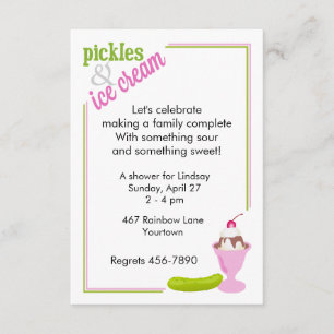 Knipor & glassbaby showerinbjudan inbjudningar