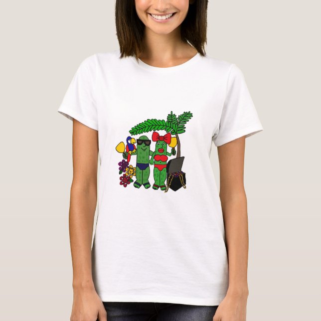 Knipor i paradis t-shirt (Framsida)