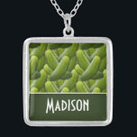 Knipor; Knipamönster Silverpläterat Halsband<br><div class="desc">Du ska kärlek detta gulligt,  elegantgröntknipor; Knipamönsterdesign!  Vi inviterar dig till vårt lager,  möhippa shoppar,  för att beskåda detta det kalla mönster på många mer underbara anpassadeprodukter,  den inklusive bruden knäppas flickaktigt,  moderna bröllopfrimärken och moderiktiga inbjudningskort för möhippan!  Tacka dig!</div>
