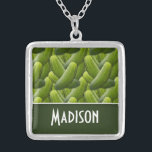 Knipor; Knipamönster Silverpläterat Halsband<br><div class="desc">Du ska kärlek detta gulligt,  elegantgröntknipor; Knipamönsterdesign!  Vi inviterar dig till vårt lager,  möhippa shoppar,  för att beskåda detta det kalla mönster på många mer underbara anpassadeprodukter,  den inklusive bruden knäppas flickaktigt,  moderna bröllopfrimärken och moderiktiga inbjudningskort för möhippan!  Tacka dig!</div>