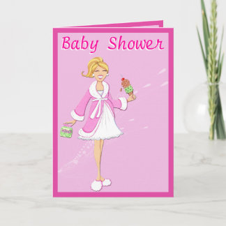 Knipor och glassbaby shower inbjudan