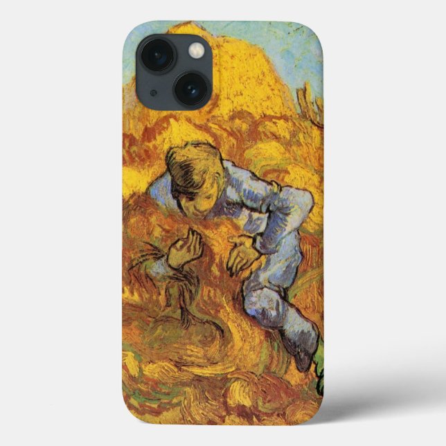 Knipparen (efter Millet) av Vincent van Gogh (Baksida)