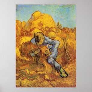Knipparen (efter Millet) av Vincent van Gogh Poster