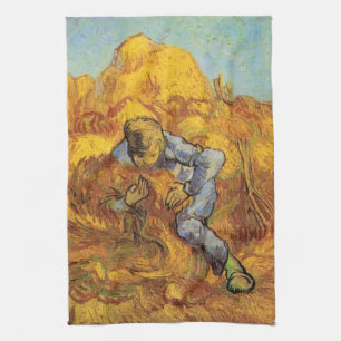 Knippebindare (efter Millet) av Vincent van Gogh Kökshandduk