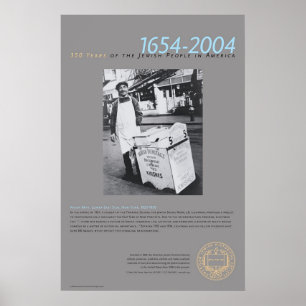 Knish Man Lower Öster Side New York 1925-1950 Poster