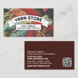 Kniting Bundle, Knitting Store, Garnbutik Visitkort