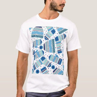 Knittade vinterkläder: Mysiga sömlösa Mönster. T Shirt