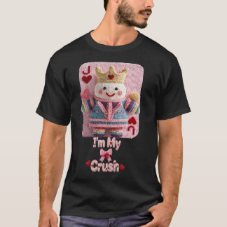 Knitted Queen of Hearts Valentine Self-Love Doll T Shirt