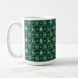 Knitted seamless Christmas pattern Kaffemugg