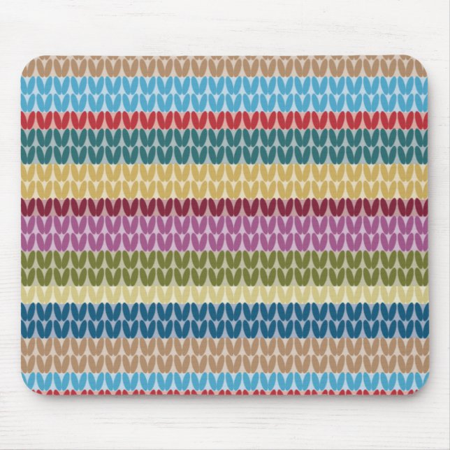 Knitted Style Striped Musmatta (Framsidan)