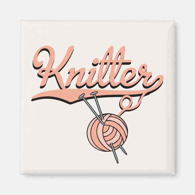 Knitter Magnet (Framsidan)