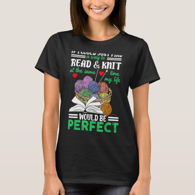 Knittercitatet Bok i Kärlek T Shirt (Framsida)