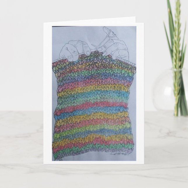 knitteren kort (Framsida)