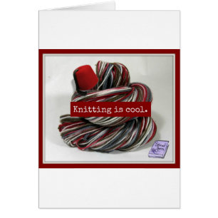 Knittering är Coola Hälsningskort