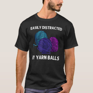 Knittering av För manar kvinnor, krocketgarn tråd T Shirt