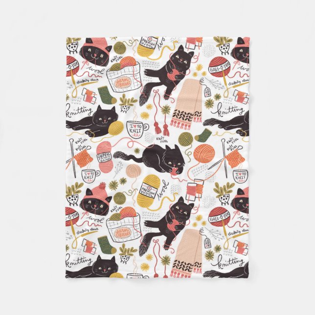 Knitters Fleecefilt (Framsidan)