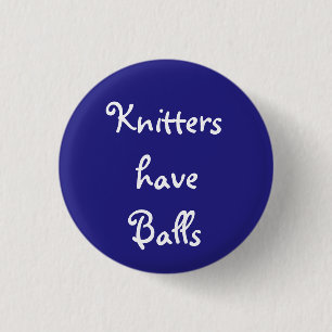 Knitters har bollar knapp