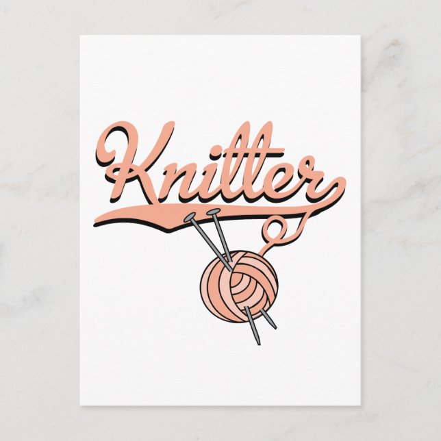 Knittervykort Vykort (Framsida)