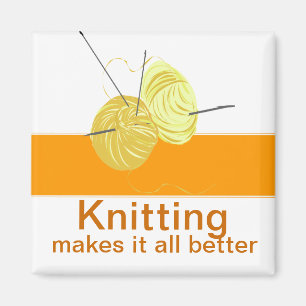 KnitterYarn'n nålar Magnet