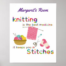 Knitting är den bästa medicin som har anpassats