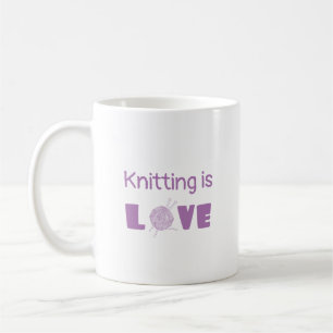 Knitting är Kärlek Kaffemugg