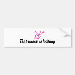 Knitting Bildekal