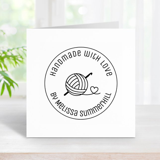 Knitting Crocheting-garn handgarn tillverkat med K Stämpel (Skapare uppladdad)