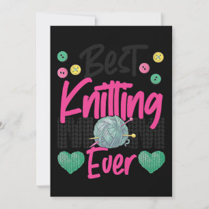 Knitting Crocheting Sticka Happens Knitter Inbjudningar