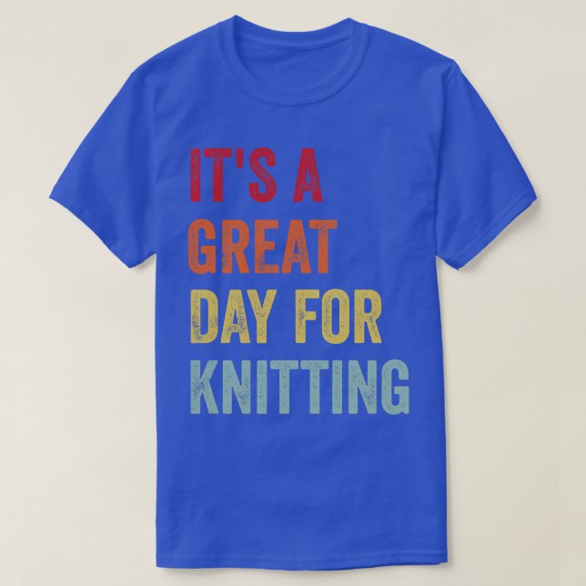 Knitting Enthusiast T Shirt (Design framsida)
