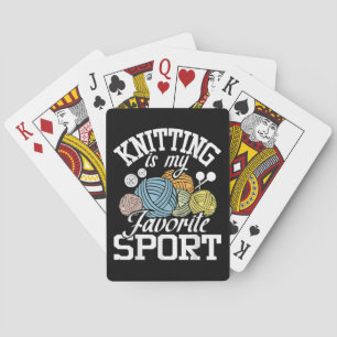 Knitting för att mord är fel casinokort