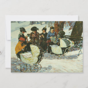 Knitting for Soldiers George Luks Kort