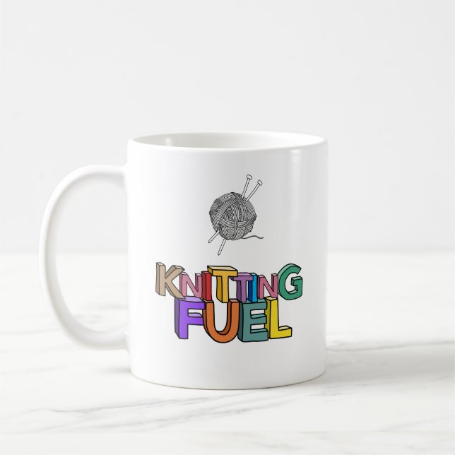 Knitting Fuel Kaffemugg (Vänster)