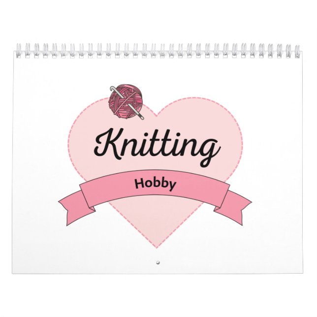 Knitting Hobby Kalender (Omslag)