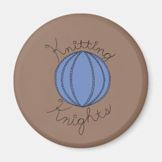 Knitting Knight Logotyp Magnet