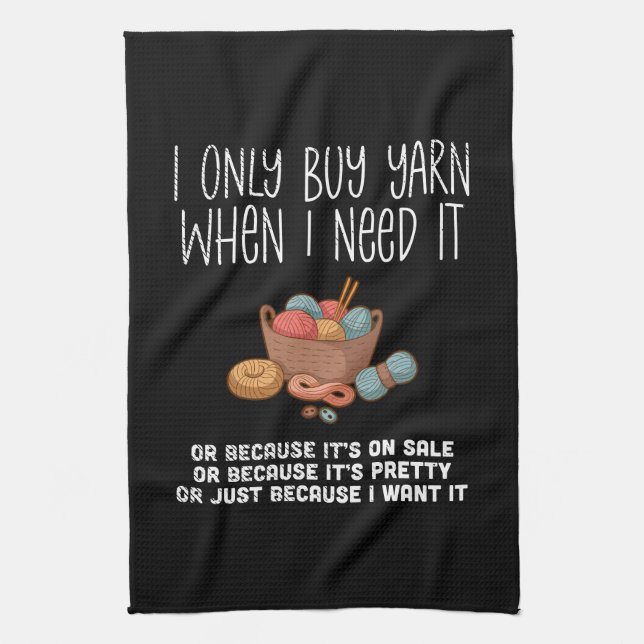 Knitting Knitting Basket Kökshandduk (Vertikal)