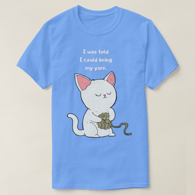 Knitting Knitting T Shirt (Design framsida)