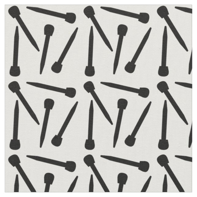 Knitting Nål Crafts Black Tyg (Närbild)