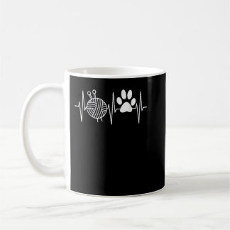 Knitting Nerd Funny Grandma Mamma Sticka Nål Yarn Kaffemugg
