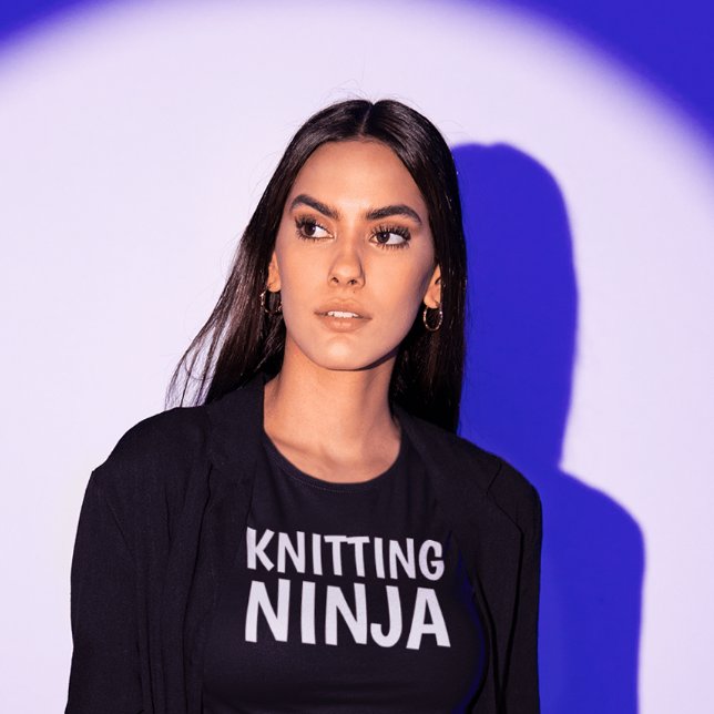 KNITTING NINJA T-SHIRT (Skapare uppladdad)