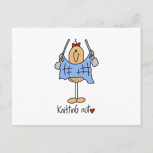 Knitting Nöt T-shirts och presenter Vykort