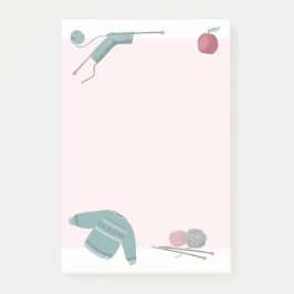 Knitting Notes Post-it Block