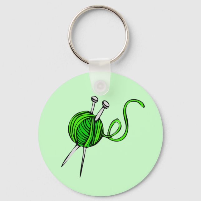 Knitting Nyckelring (Framsida)