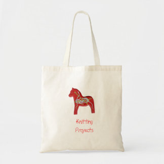 Knitting Projects Bag Tygkasse